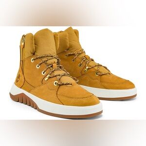 Timberland Men's Supaway side zip boots size 10 Nubuck wheat